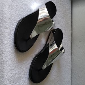 FitFlop Silver Sandals
